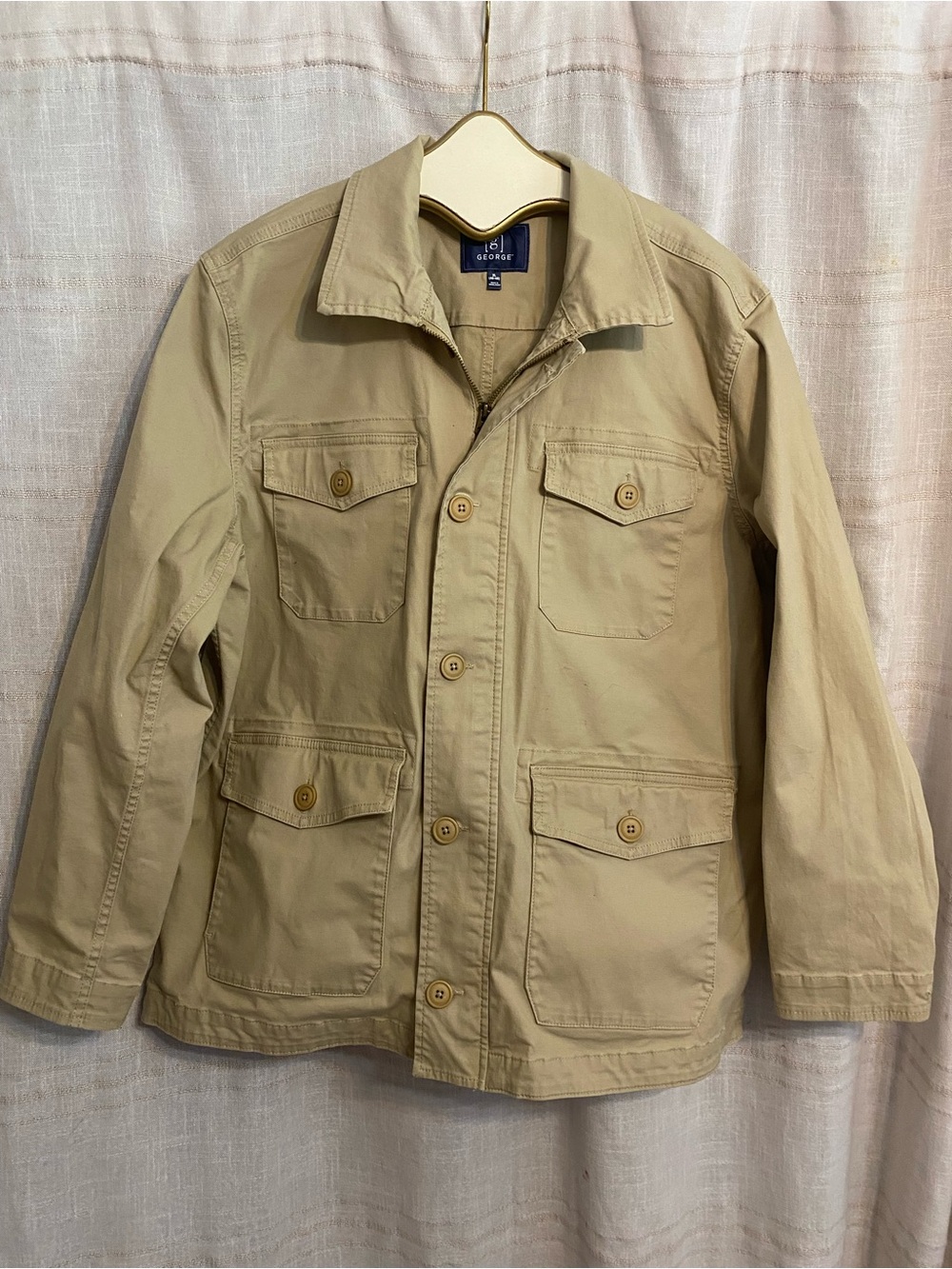 George Men's Heavyweight Cotton Twill Field Chore Jacket